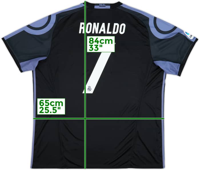 2016-17 Real Madrid Third Shirt Ronaldo #7 - 10/10 - (XXL)