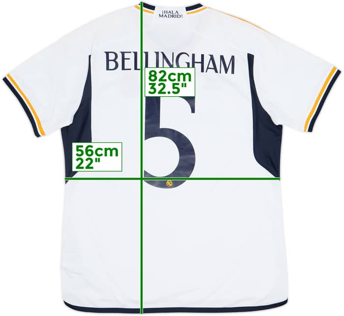 2023-24 Real Madrid Local Camiseta Bellingham #5 - 10/10 - (XL)