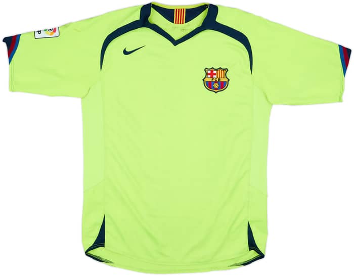 2005-06 Barcelona Away Shirt Ronaldinho #10 - 6/10 - (M)