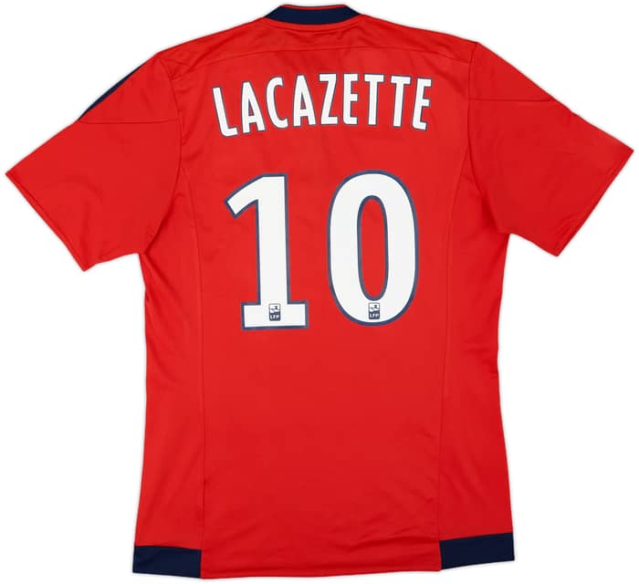 2015-16 Lyon Away Shirt Lacazette #9 - 7/10 - (M)