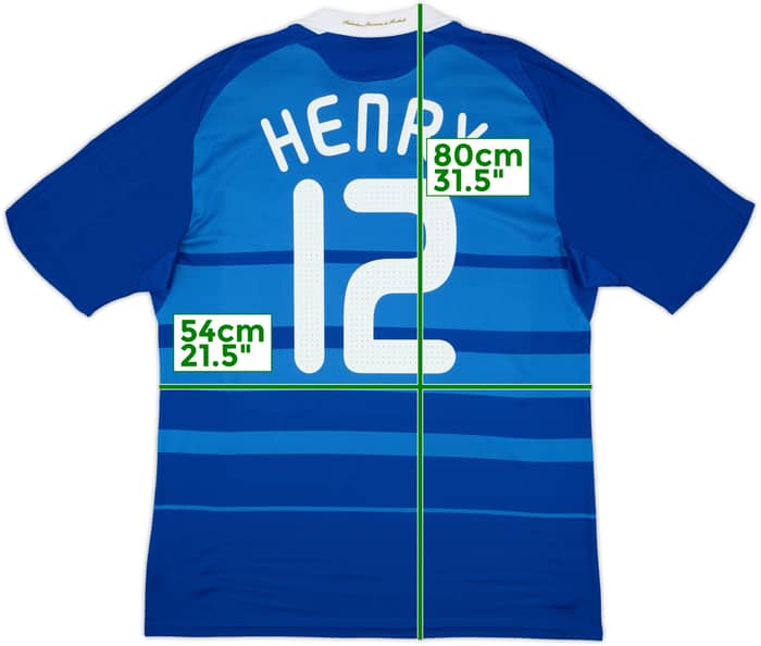 2008-09 France Home Shirt Henry #12 - 8/10 - (XL)