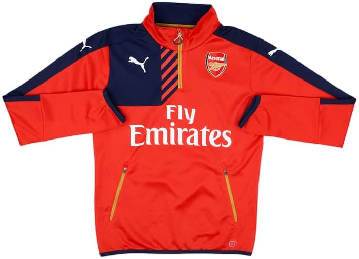 2015-16 Arsenal Puma 1/4 Zip Drill Top - 8/10 - (S)