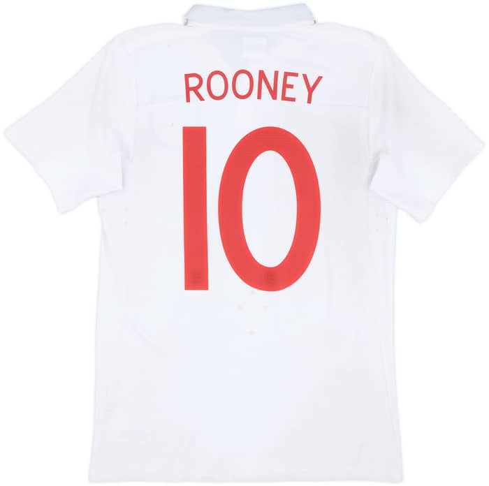 2009-10 England 'South Africa' Home Shirt Rooney #10 - 7/10 - (S)
