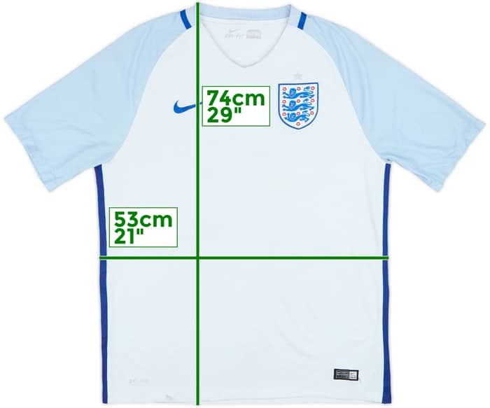 2016-17 England Home Shirt - 4/10 - (L)