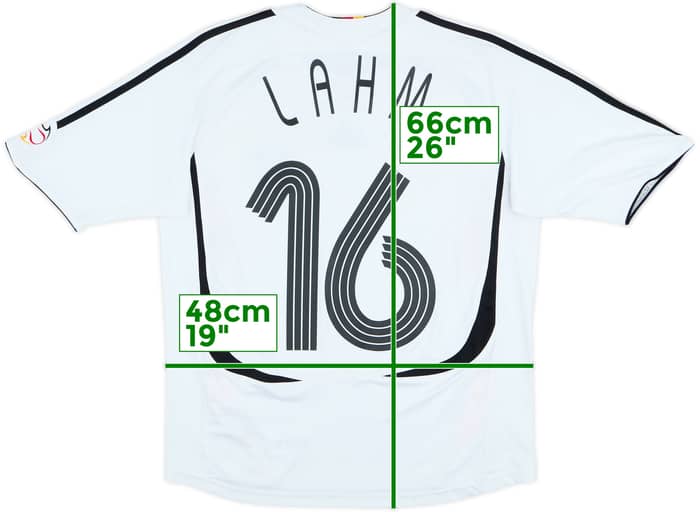 2005-07 Germany Home Shirt Lahm #16 - 7/10 - (L.Boys)