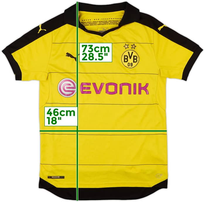 2015-16 Borussia Dortmund Home Shirt - 6/10 - (S)