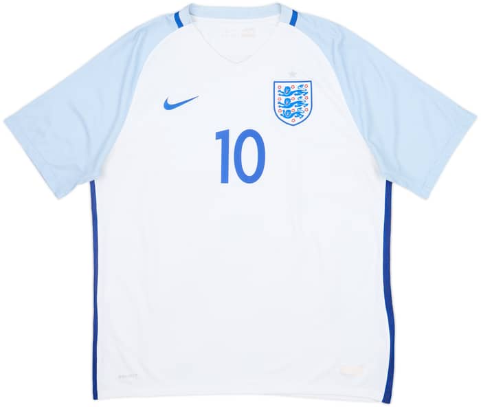 2016-17 England Home Shirt Rooney #10 - 6/10 - (XL)
