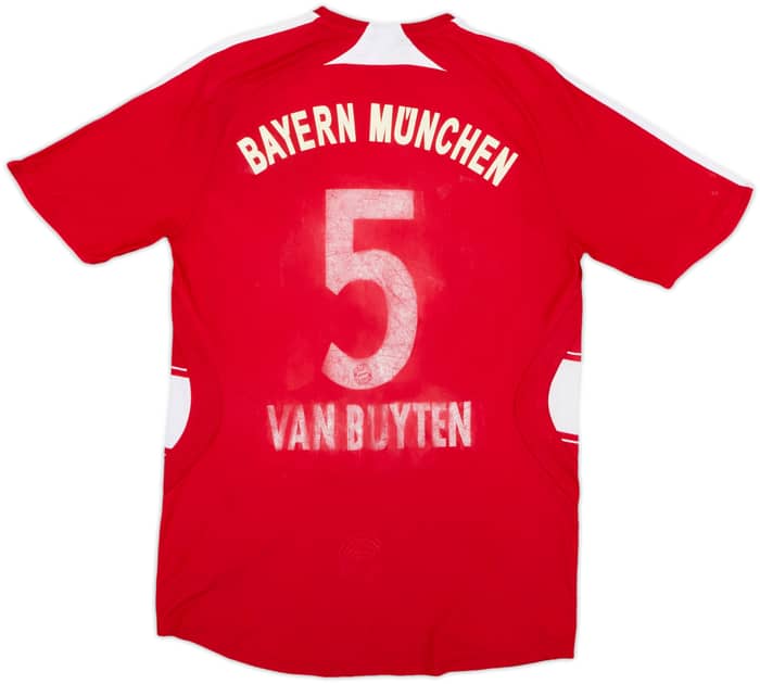 2008-09 Bayern Munich Home Shirt Van Buyten #5 - 4/10 - (M)