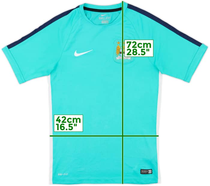 2015-16 Manchester City Nike Training Shirt - 7/10 - (S)