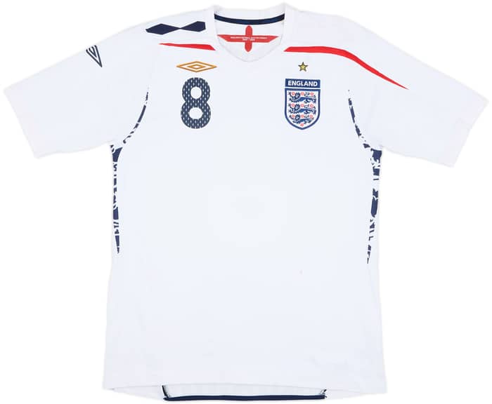 2007-09 England Home Shirt Lampard #8 - 5/10 - (M)