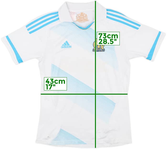 2010-11 Olympique Marseille adidas Polo Shirt - 3/10 - (XL.Boys)