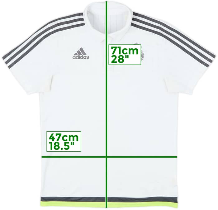 2015-16 Real Madrid adidas Polo Shirt - 6/10 - (S)