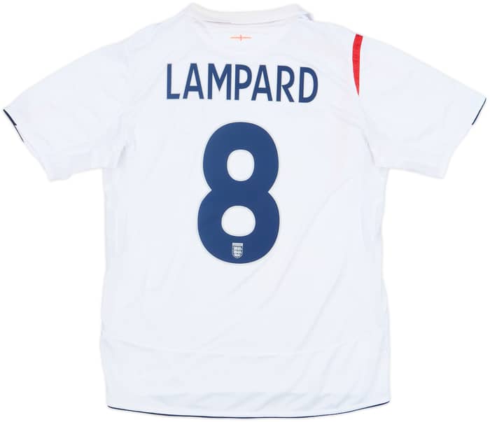 2005-07 England Home Shirt Lampard #8 - 5/10 - (M)