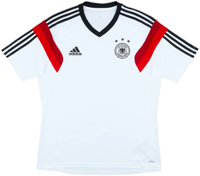 2014-15 Germany Squad Signed adidas Training Shirt - 8/10 - (L)