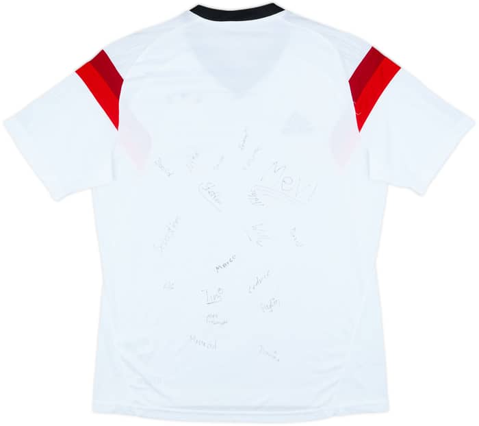 2014-15 Germany Squad Signed adidas Training Shirt - 8/10 - (L)