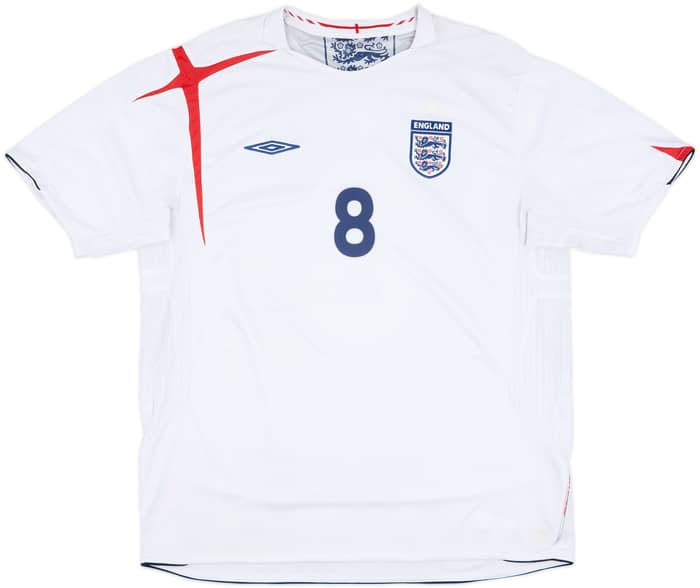 2005-07 England Home Shirt Lampard #8 - 5/10 - (XXL)