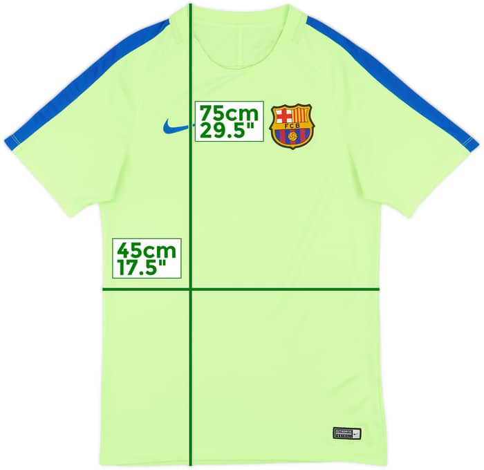 2017-18 Barcelona Nike Training Shirt - 7/10 - (S)
