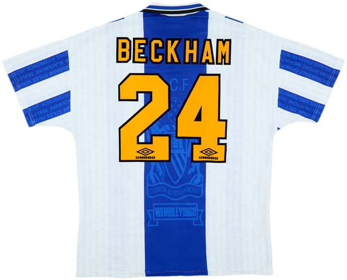 1994-96 Manchester United Third Shirt Beckham #24 - 9/10 - (XL)