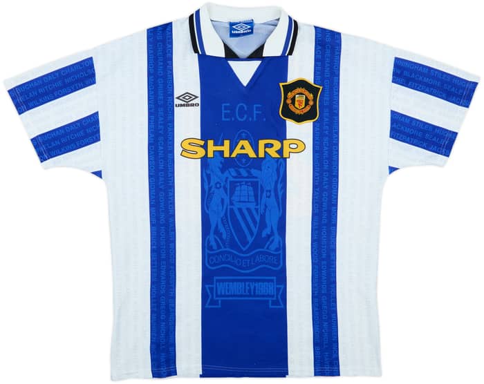 1994-96 Manchester United Third Shirt Beckham #24 - 9/10 - (XL)