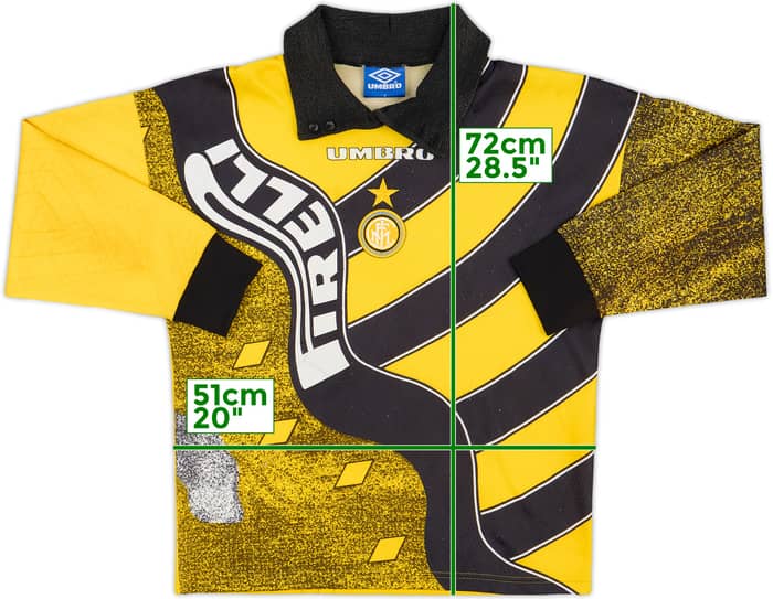 1995-96 Inter Milan GK Shirt #1 - 7/10 - (Y)