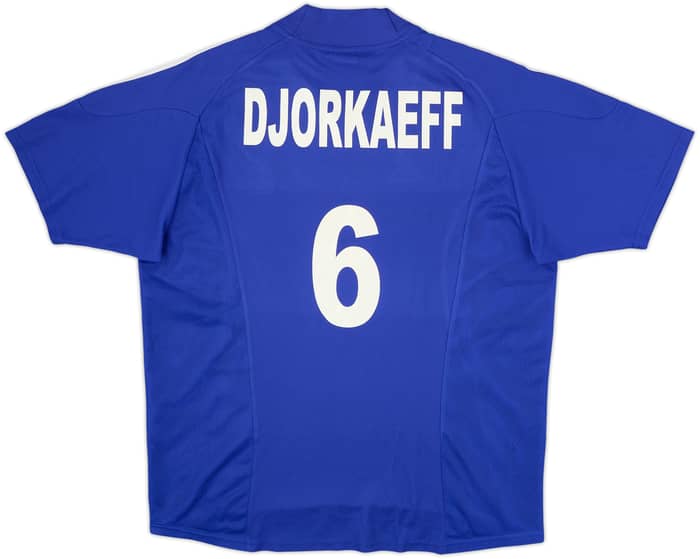 2002-04 France Home Shirt Djorkaeff #6 - 6/10 - (M)