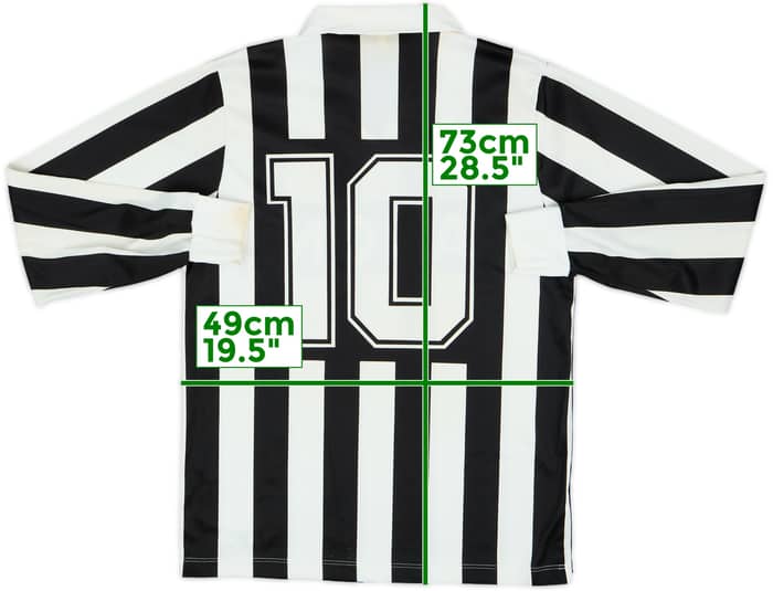 1992-94 Juventus Basic Home L/S Shirt #10 - 9/10 - (S)