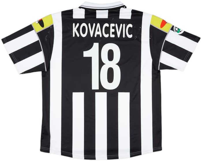 2000-01 Juventus Match Issue Home Shirt Kovacevic #18