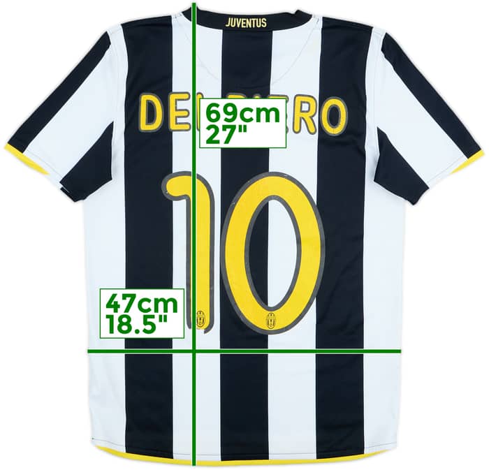 2008-09 Juventus Home Shirt Del Piero #10 - 5/10 - (XL.Boys)