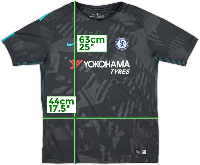 2017-18 Chelsea Third Shirt - 9/10 - (XL.Boys)