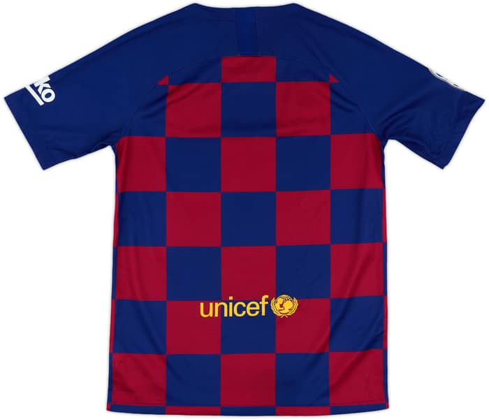 2019-20 Barcelona Home Shirt - 8/10 - (XL.Boys)
