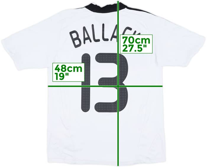2008-09 Germany Home Shirt Ballack #13 - 5/10 - (XL.Boys)