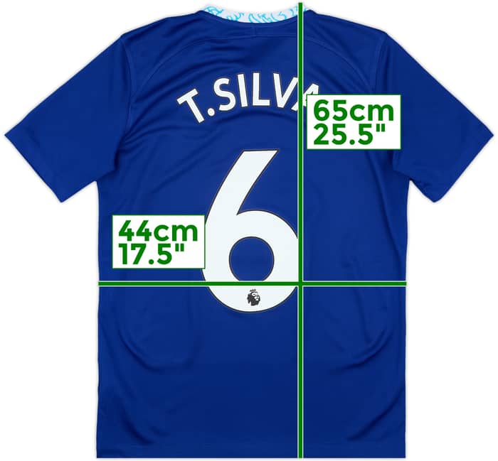 2022-23 Chelsea Home Shirt T.Silva #6 - 9/10 - (XL.Boys)