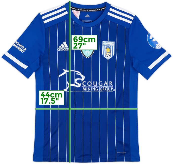 2022-23 Newcastle Olympic Home Shirt #8 - 8/10 - (L.Boys)