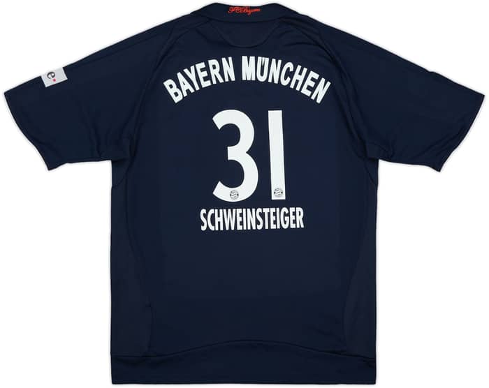 2008-09 Bayern Munich Away Shirt Schweinsteiger #31 - 7/10 - (XL.Boys)