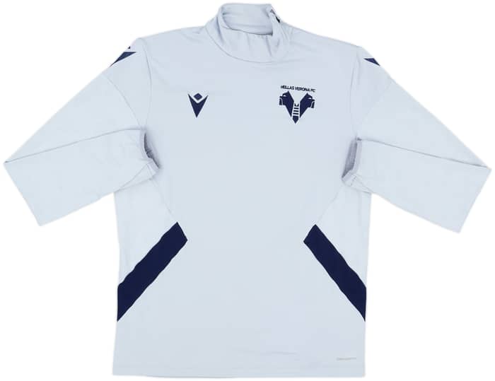 2022-23 Hellas Verona Macron 1/4 Zip Drill Top - 8/10 - (M)