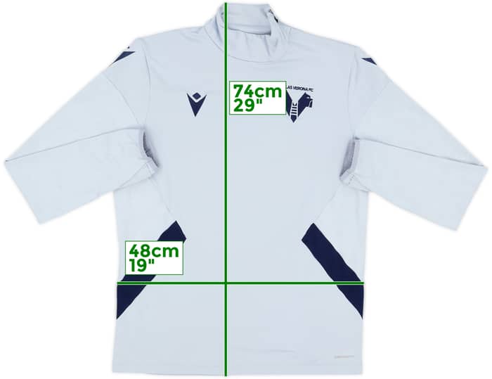 2022-23 Hellas Verona Macron 1/4 Zip Drill Top - 8/10 - (M)