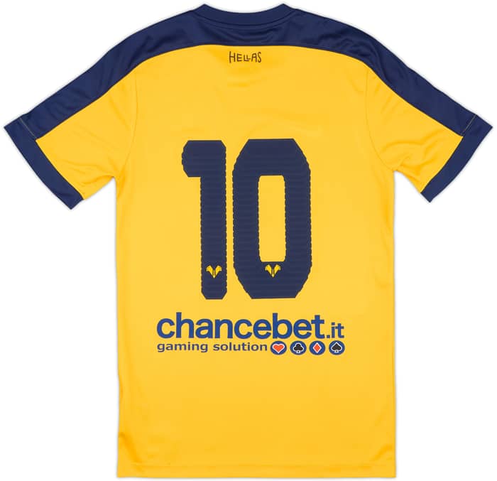 2016-17 Hellas Verona Away Shirt #10 - 7/10 - (S)