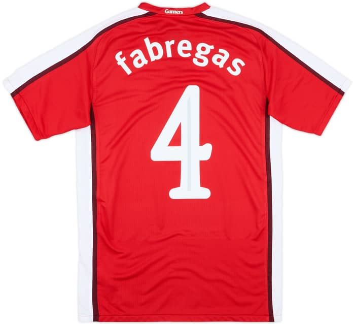 2008-10 Arsenal Home Shirt Fabregas #4 - 9/10 - (XL.Boys)