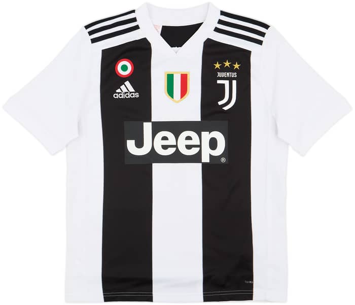 2018-19 Juventus Home Shirt Ronaldo #7 - 8/10 - (L.Boys)