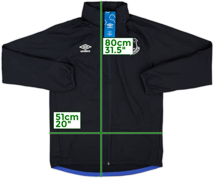 2019-20 Everton Umbro Hooded Rain Jacket (S)