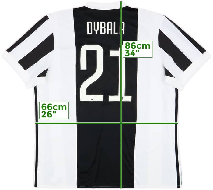 2017-18 Juventus Home Shirt Dybala #10 - 6/10 - (XXL)