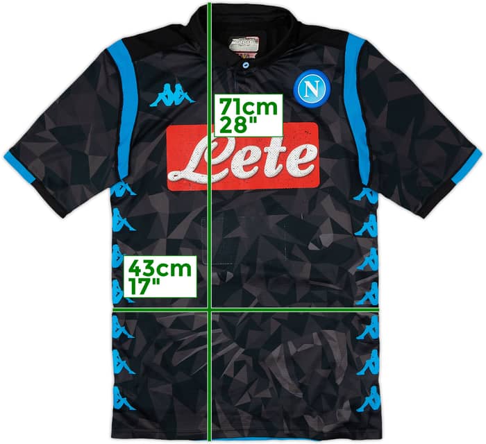 2018-19 Napoli Away Shirt - 4/10 - (S)
