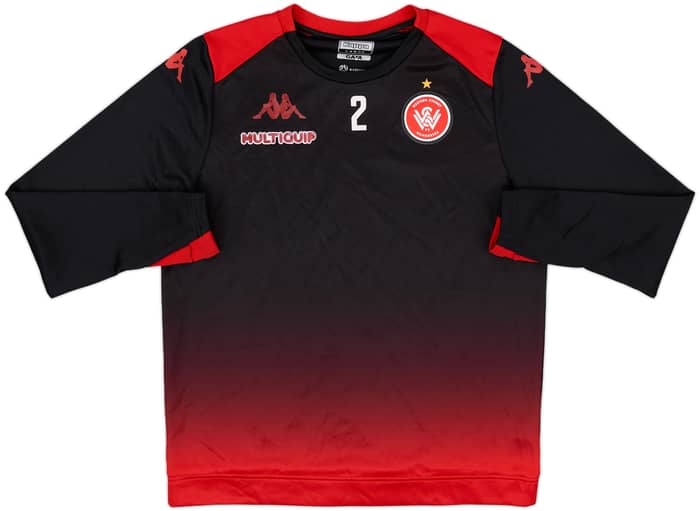 2021-22 Western Sydney Wanderers Player Issue Kappa Sweat Top #2 - 7/10 - (L)