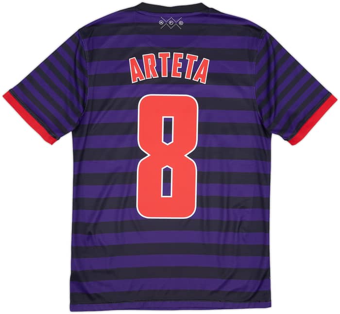 2012-13 Arsenal Away Shirt Arteta #8 - 6/10 - (S)