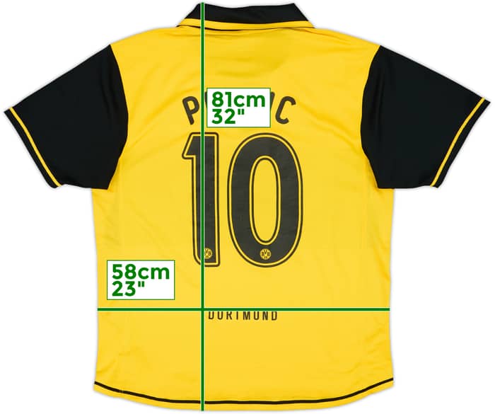 2007-08 Borussia Dortmund Home Shirt Petric #10 - 9/10 - (L)