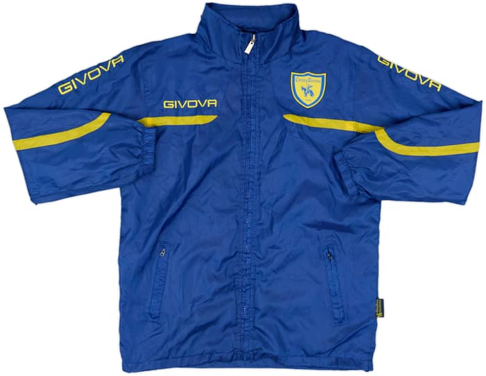 2012-13 Chievo Verona Givova Hooded Track Jacket - 7/10 - (S)