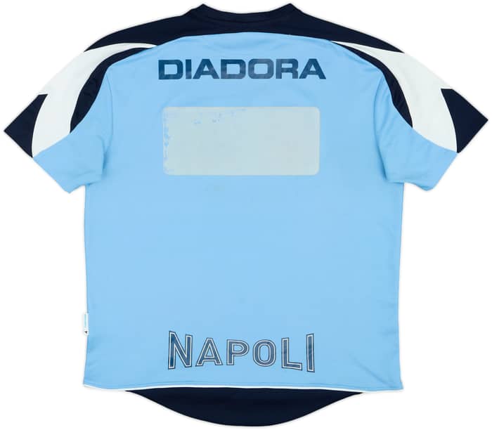 2006-07 Napoli Diadora Training Shirt - 4/10 - (S)