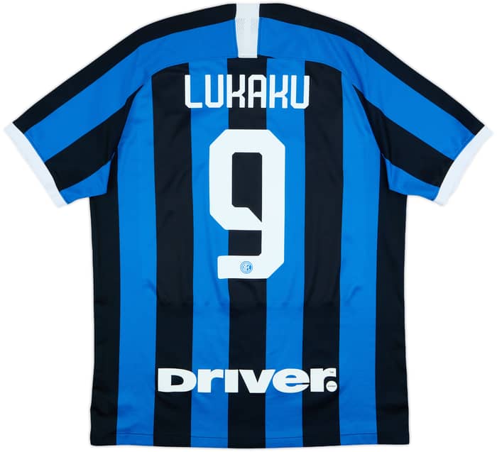 2019-20 Inter Milan Home Shirt Lukaku #9 - 7/10 - (L)