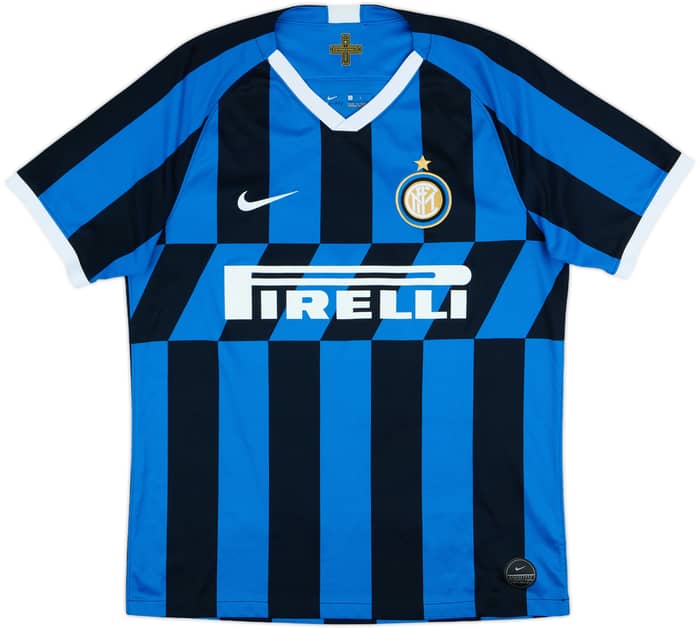 2019-20 Inter Milan Home Shirt Lukaku #9 - 7/10 - (L)