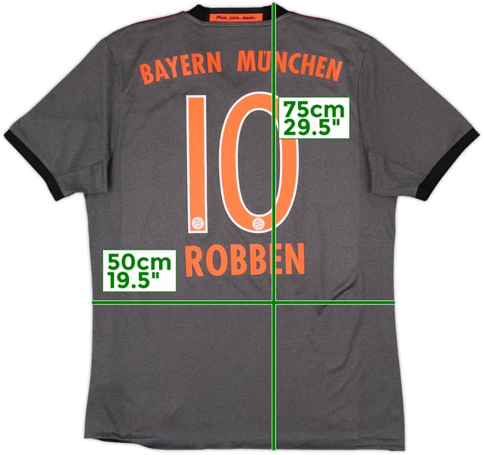 2016-17 Bayern Munich Away Shirt Robben #10 - 10/10 - (M)